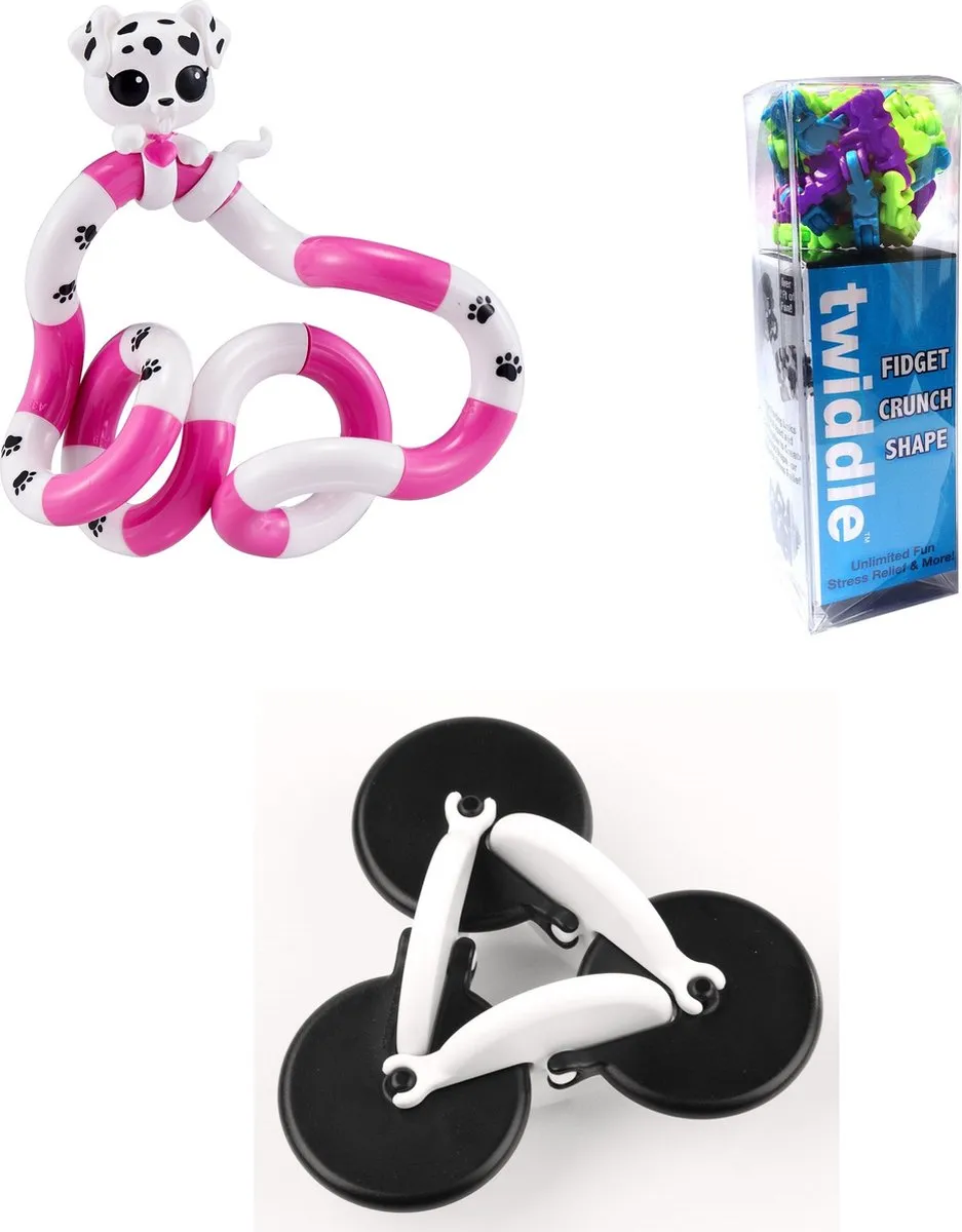 Fidget Voordeelset II - Tangle / OSM / Twiddle - Combo 3-Pack