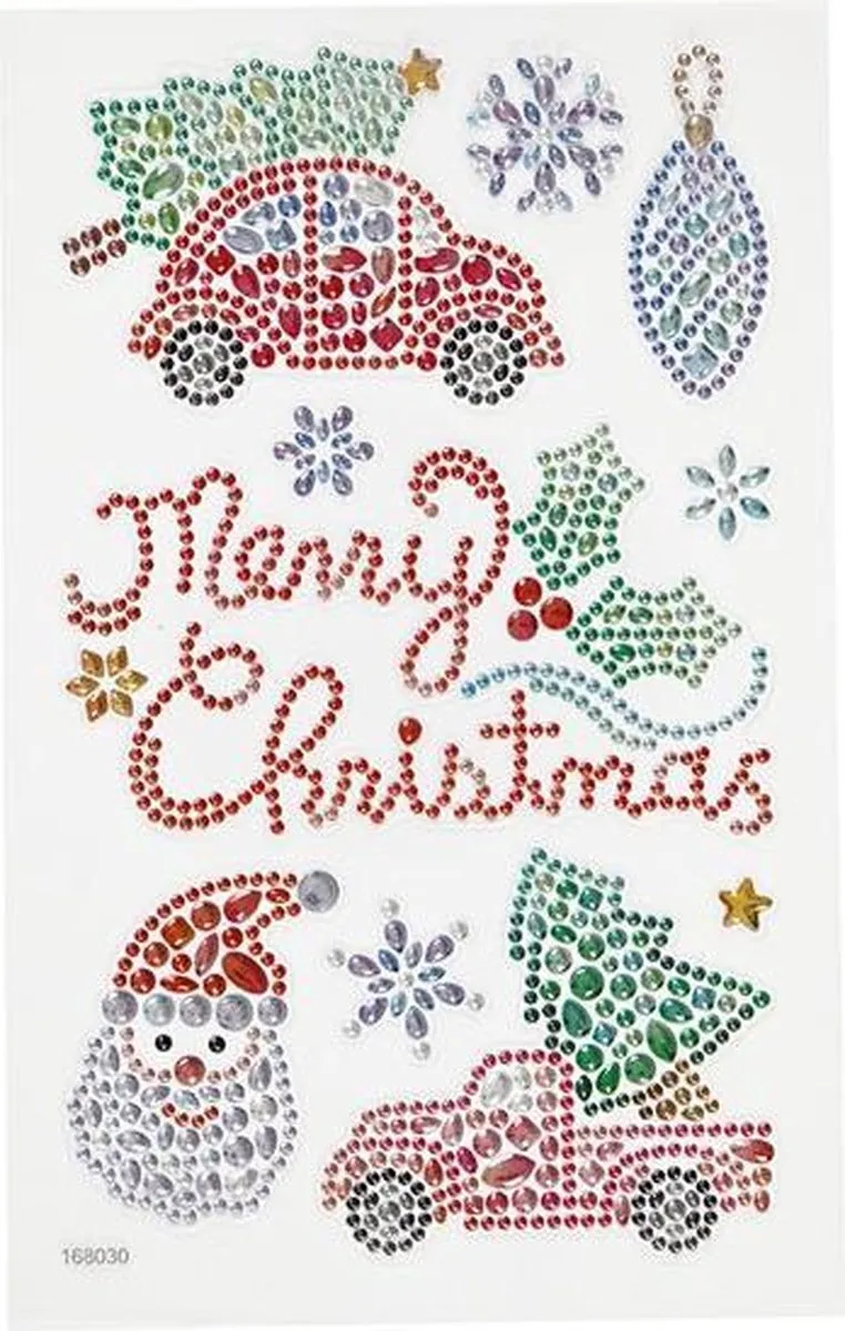 Creativ Company Diamond Stickers Kerst