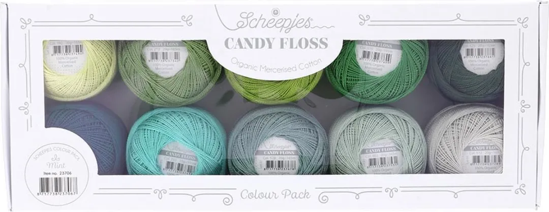 Scheepjes Candy Floss Mint - 10x20g