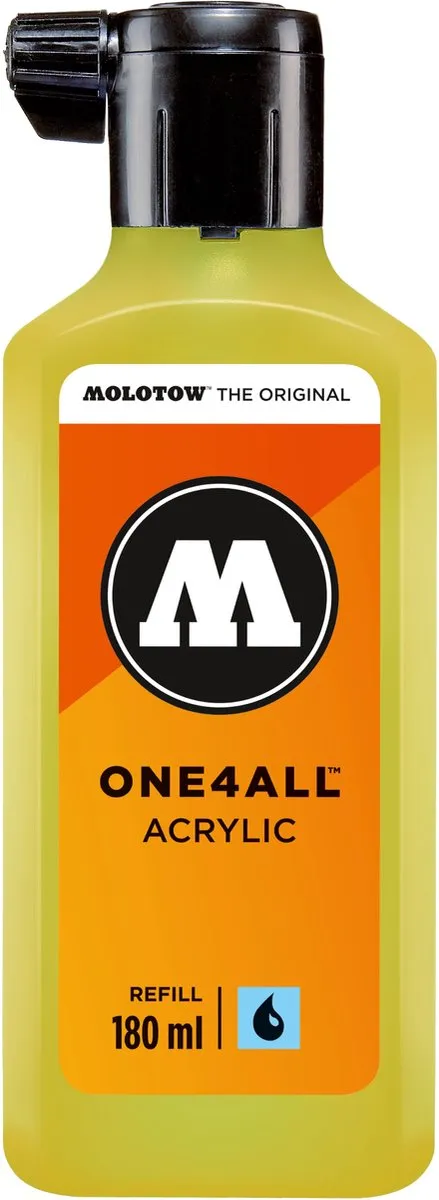 Molotow ONE4ALL Fluoriserend Geel Navulinkt 180ml