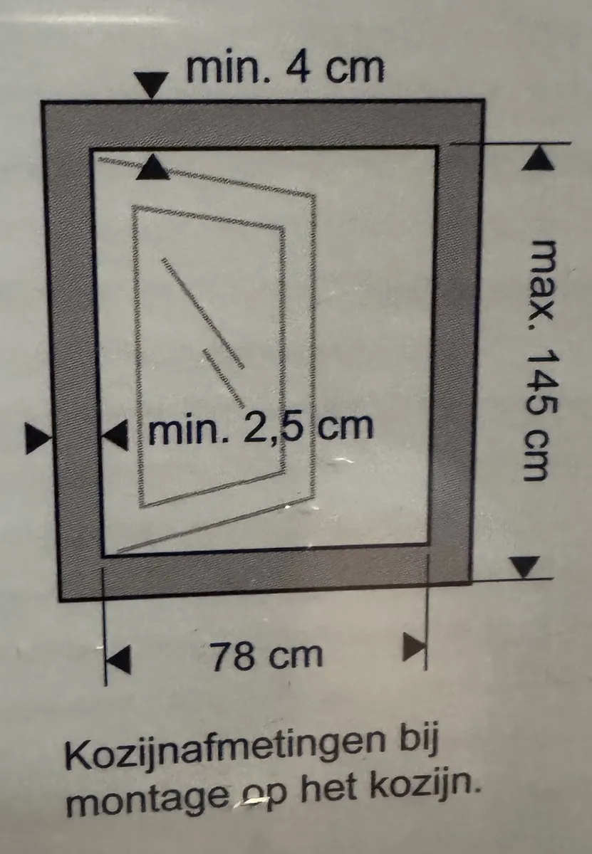 BRUYNZEEL Rolhor S500 83x150cm - Wit