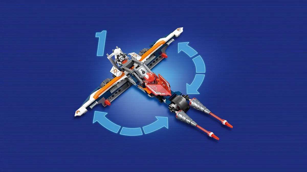 LEGO NEXO KNIGHTS Lance's Dubbele Jouster 70348 - 216 Stukken