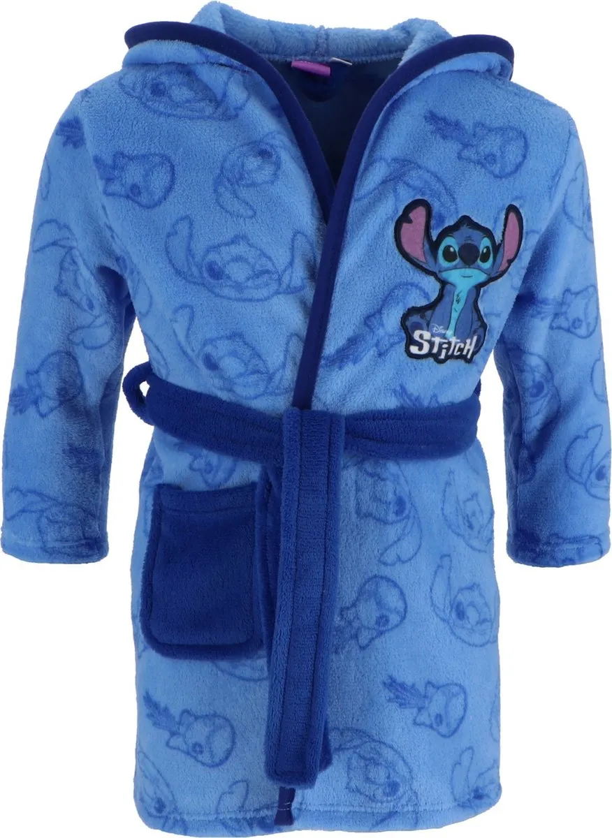 Disney Lilo & Stitch Badjas 98/104 - Blauw