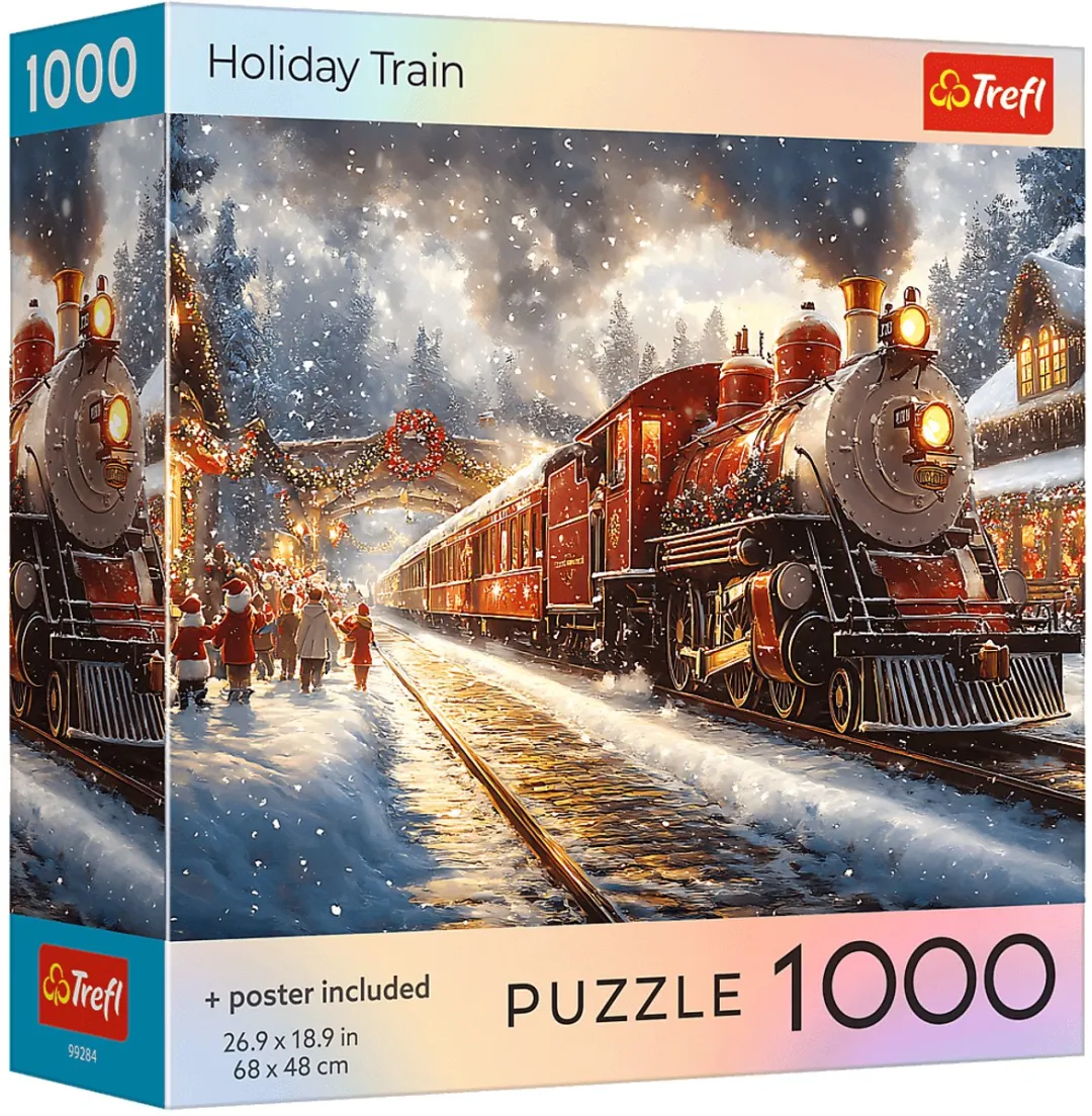 Trefl Holiday Train Legpuzzel 1000 Stuks - Multicolor