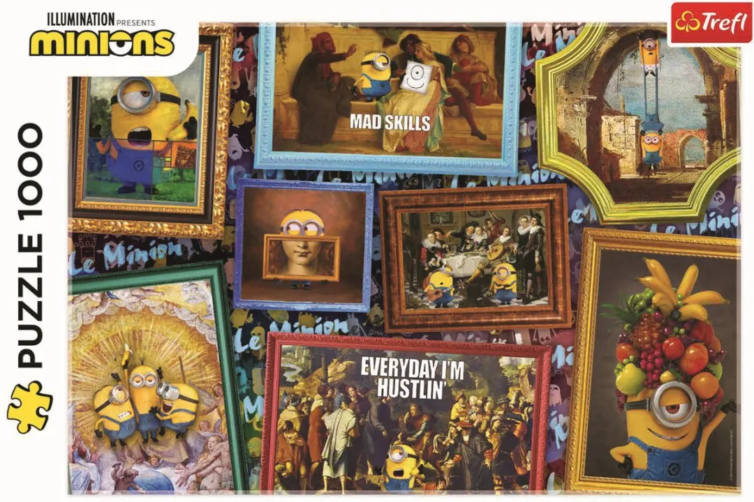 Trefl Puzzle 1000 Stuks Minion Galerij - Multicolor