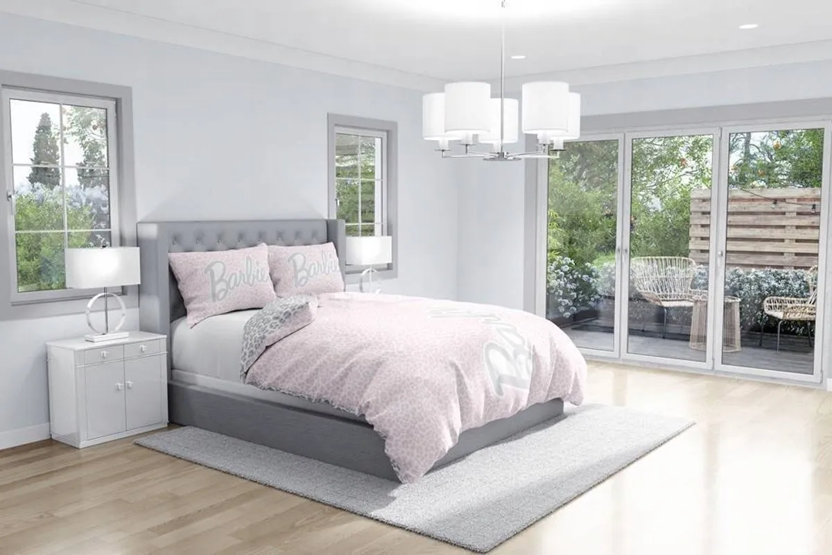 Barbie Dekbedovertrek Set 160x200cm - Roze