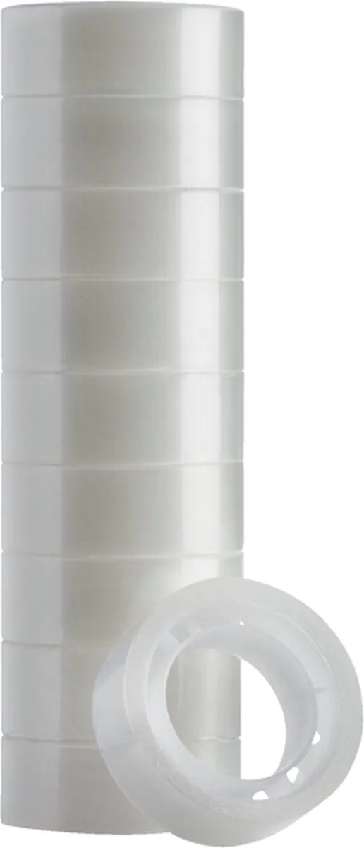 Quantore Transparant Plakband 15mm x 10m
