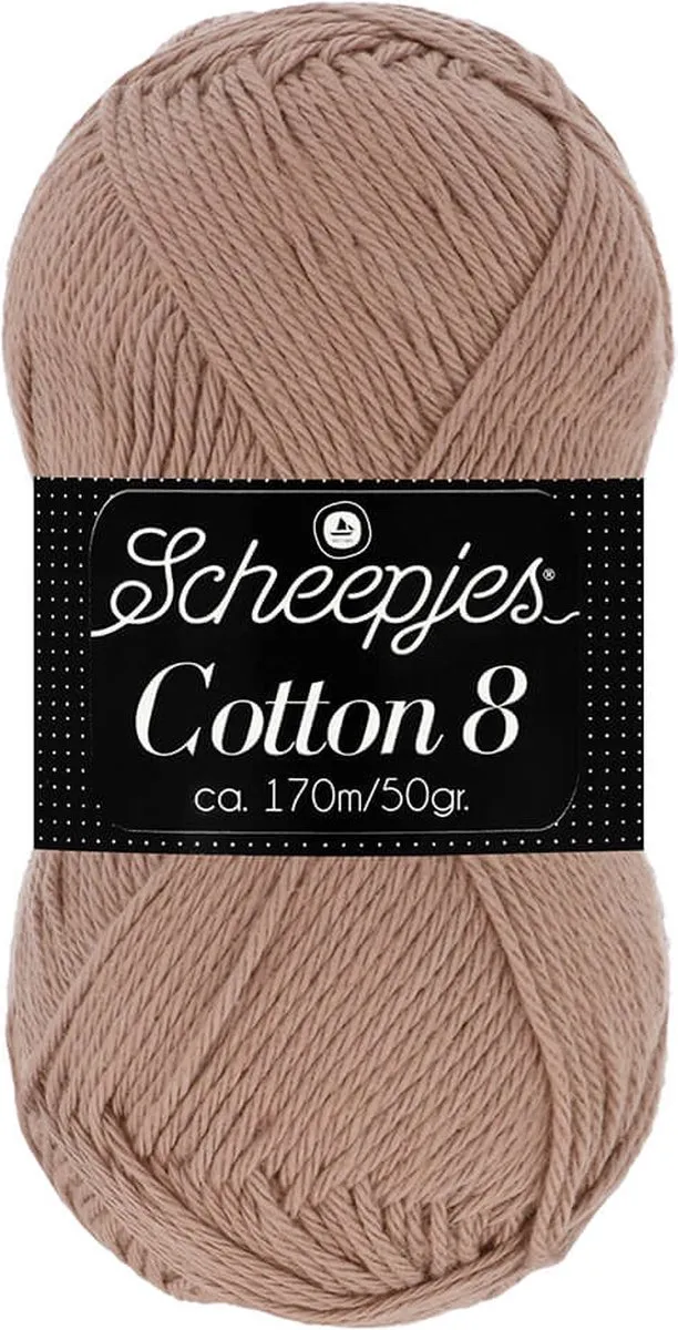 Scheepjes Cotton 8 659 Bruin