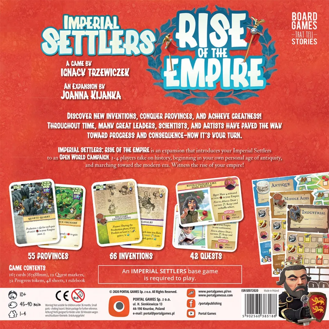 Portal Games Imperial Settlers Rise of the Empire Uitbreiding
