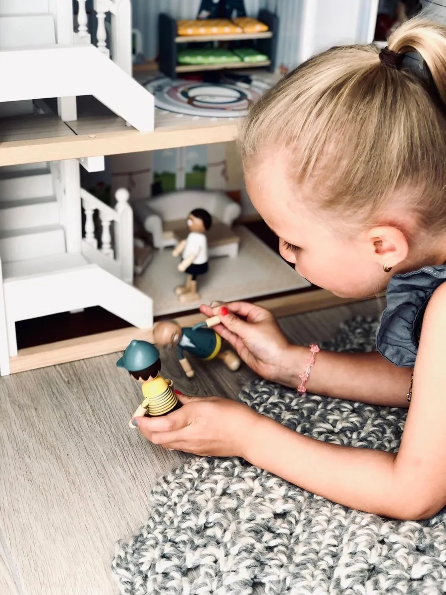 Small Foot Urban Villa Houten Poppenhuis - 13-delig Wit