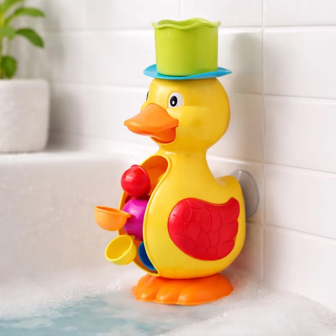 Eddy Toys Bad Eend Waterwiel - Geel