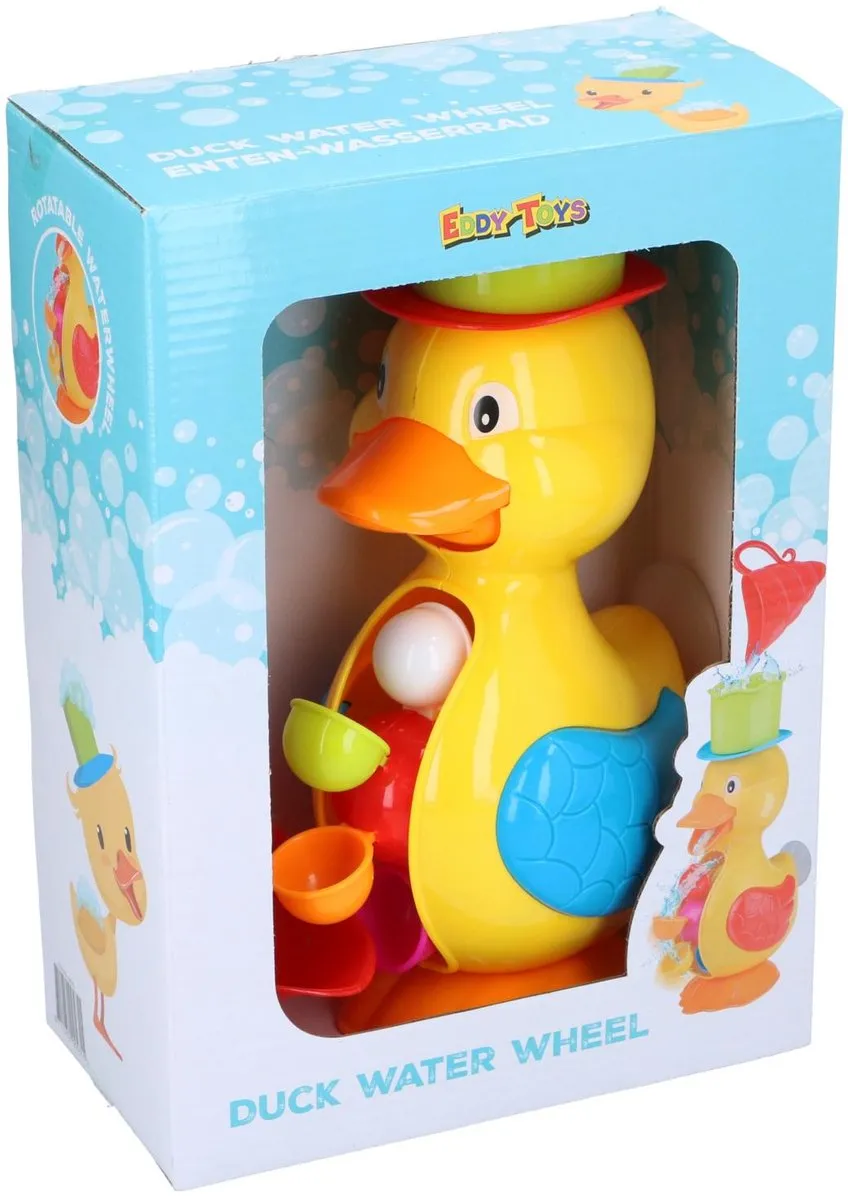 Eddy Toys Bad Eend Waterwiel - Geel