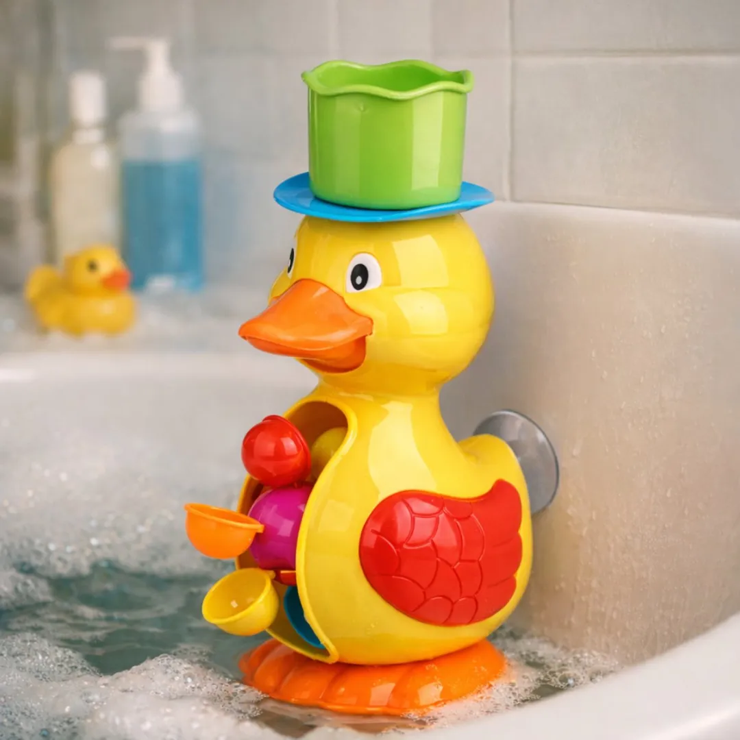 Eddy Toys Bad Eend Waterwiel - Geel