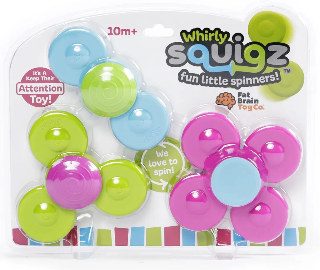 Fat Brain Toys Activity Speelset Spinners - 3-delig - Blauw