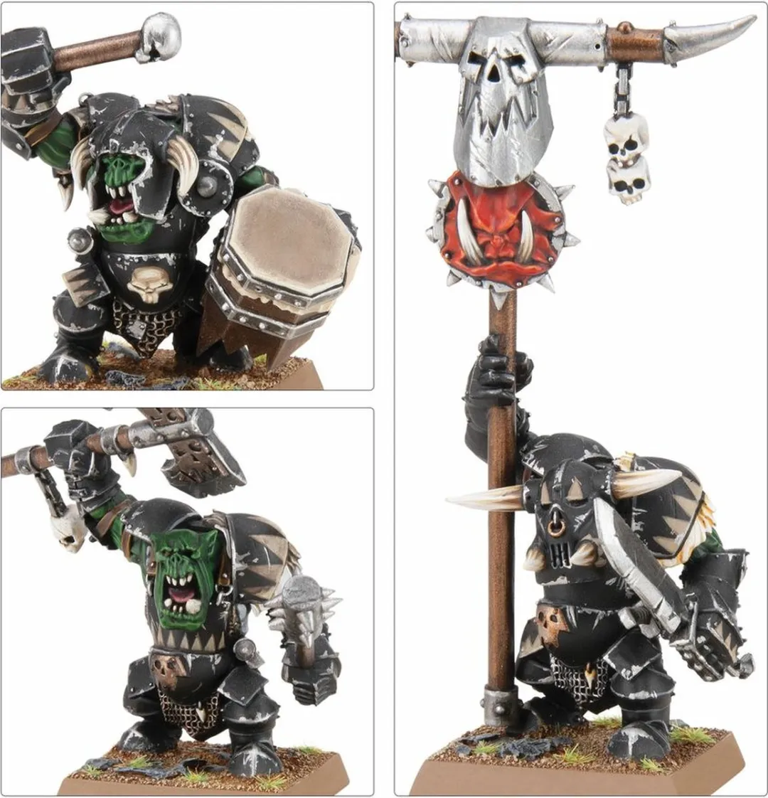 Games Workshop Warhammer The Old World Black Orc Mob 09-13