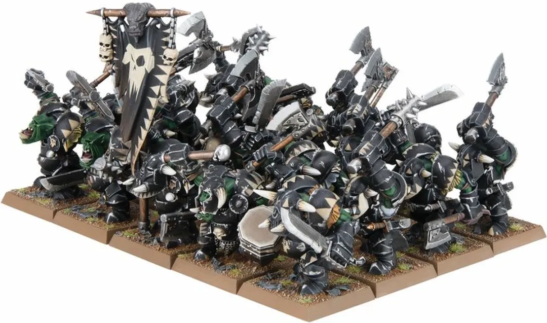 Games Workshop Warhammer The Old World Black Orc Mob 09-13