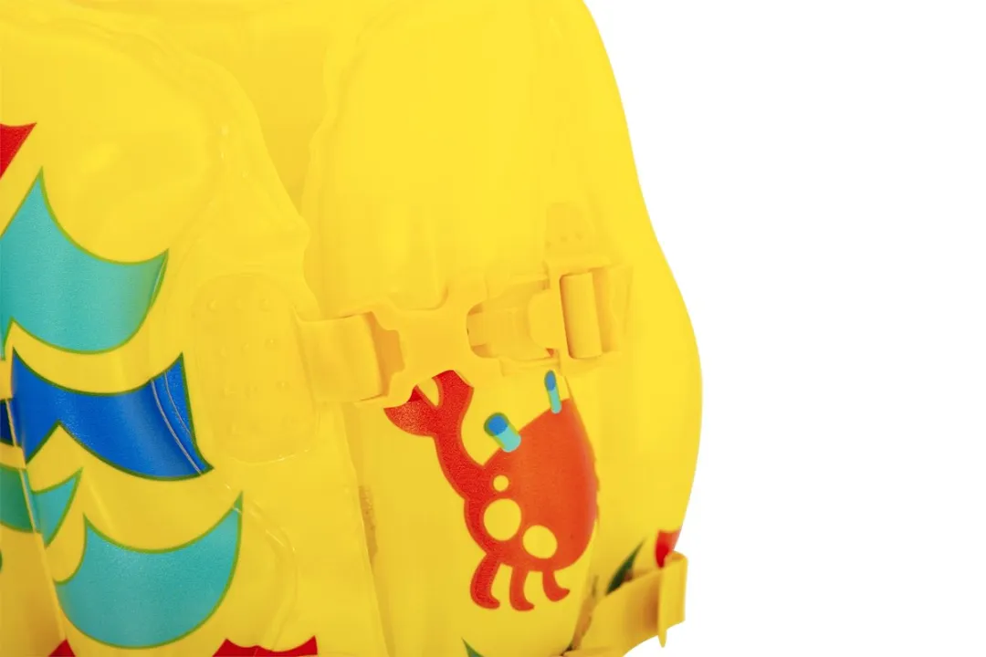 Bestway Geel Krab Opblaasbaar Zwemvest 41x30cm - 3-6 jaar - afbeelding 4 van 6