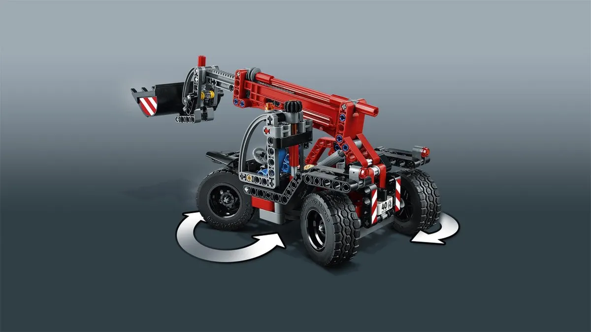 LEGO Technic Verreiker 42061 - 260 Onderdelen - Zwart