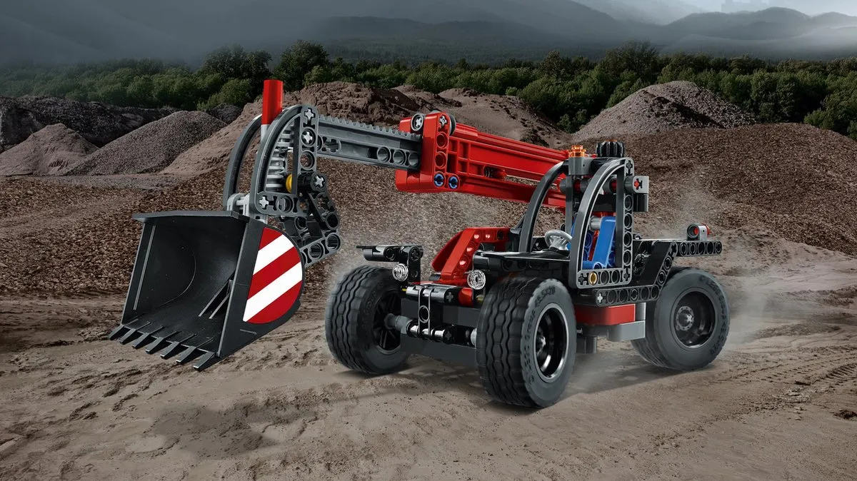 LEGO Technic Verreiker 42061 - 260 Onderdelen - Zwart