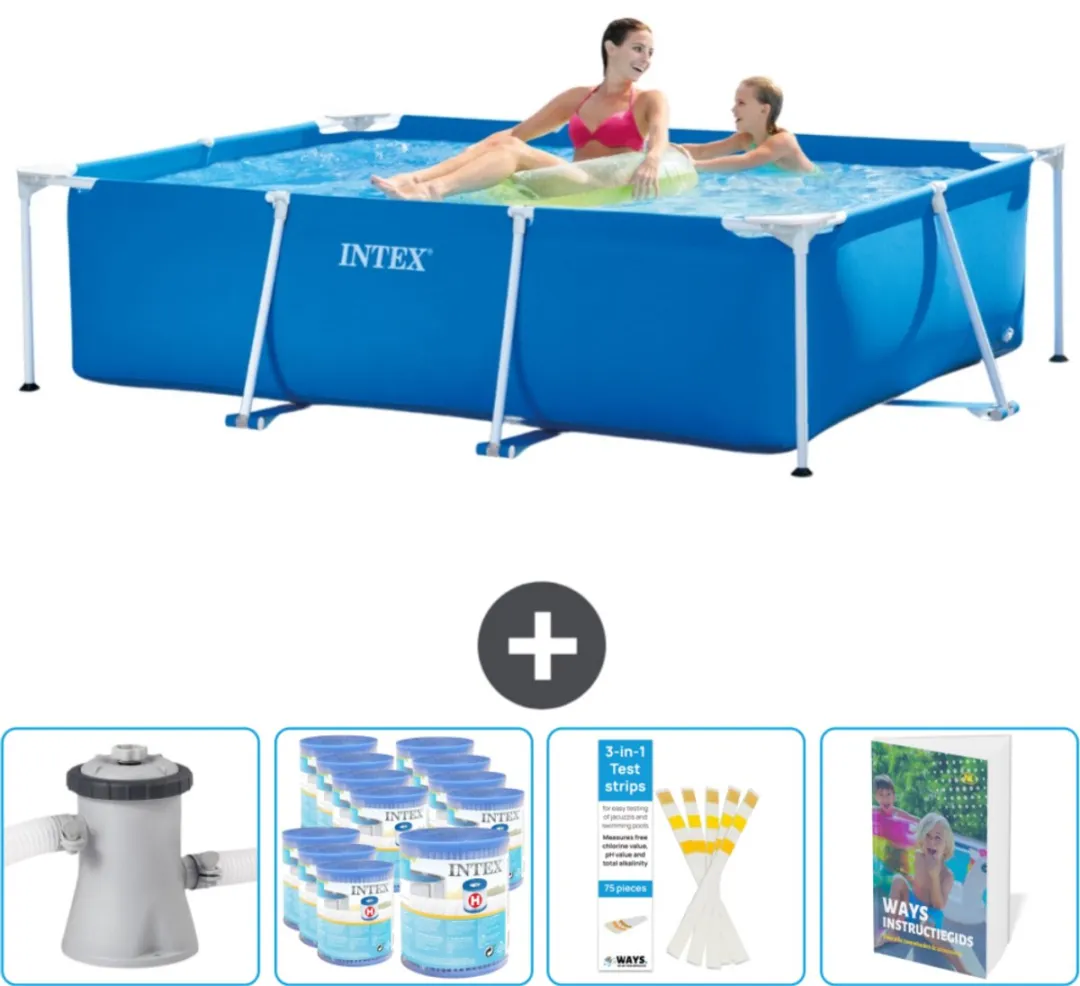 Intex Rechthoekig Frame Zwembad 220x150x60cm