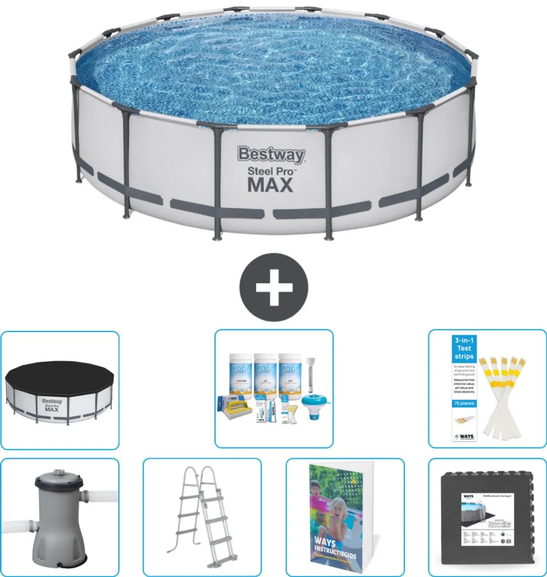 Bestway Steel Pro MAX Zwembad 427x107cm