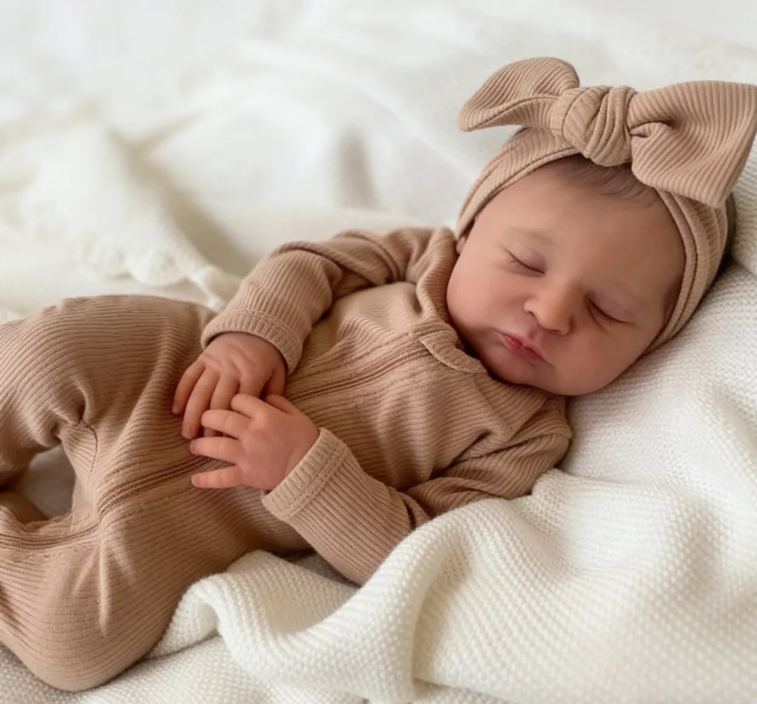 ECTEATOY Reborn Baby Pop Meisje 50cm