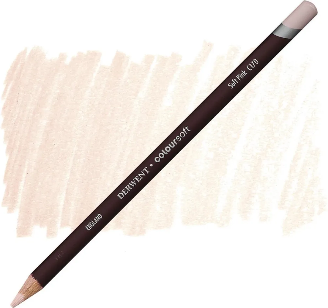 Derwent Coloursoft Potlood Soft Pink C170