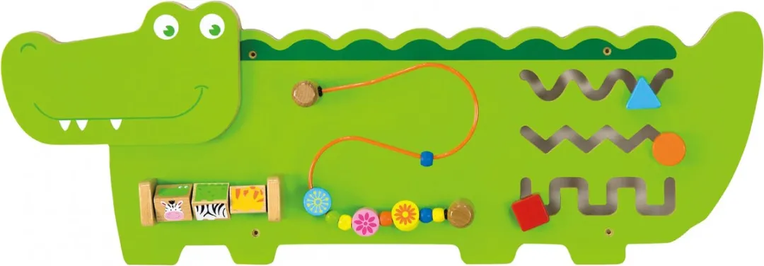 Viga Toys Wandspeelbord Krokodil