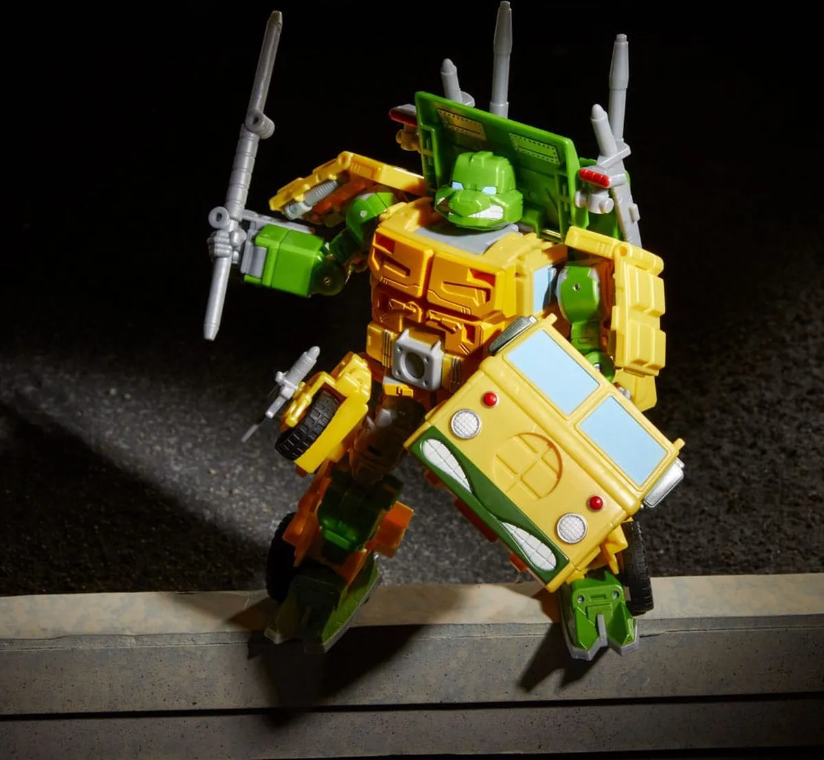 Hasbro Transformers TMNT Party Wallop Action Figuur 18cm - Multi - afbeelding 6 van 6