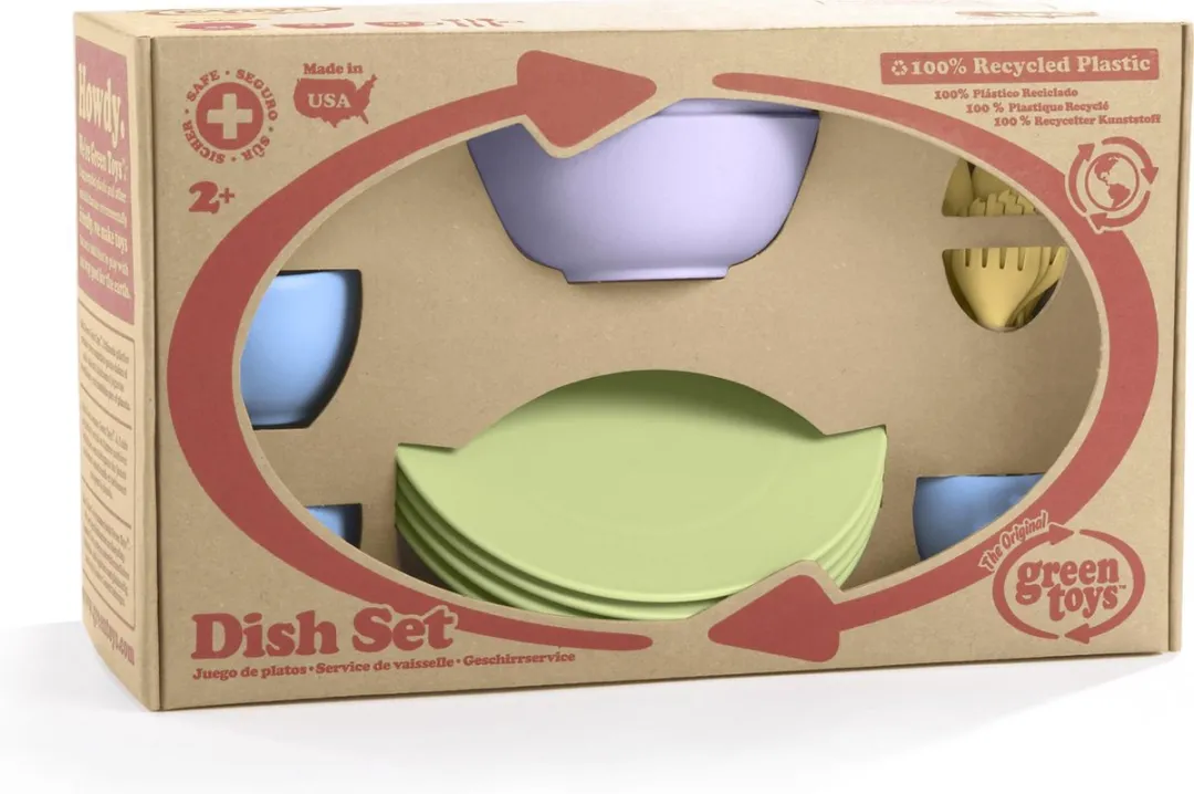 Green Toys Eet Servies - Groen