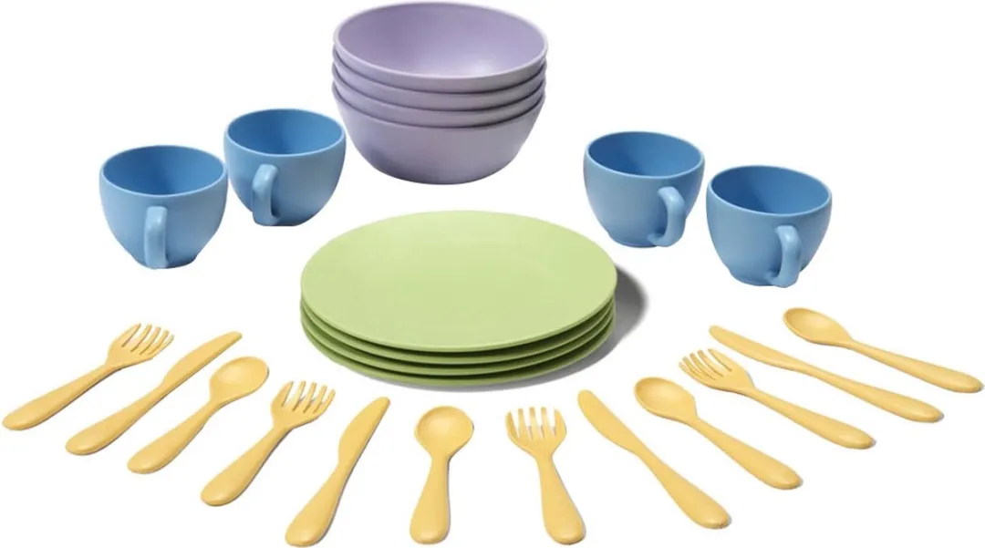 Green Toys Eet Servies - Groen