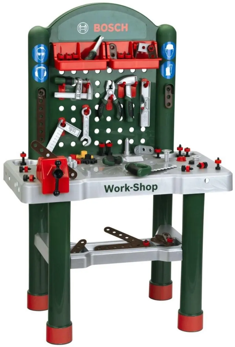 Klein Toys Bosch Werkplaats - 82 Onderdelen Multicolor