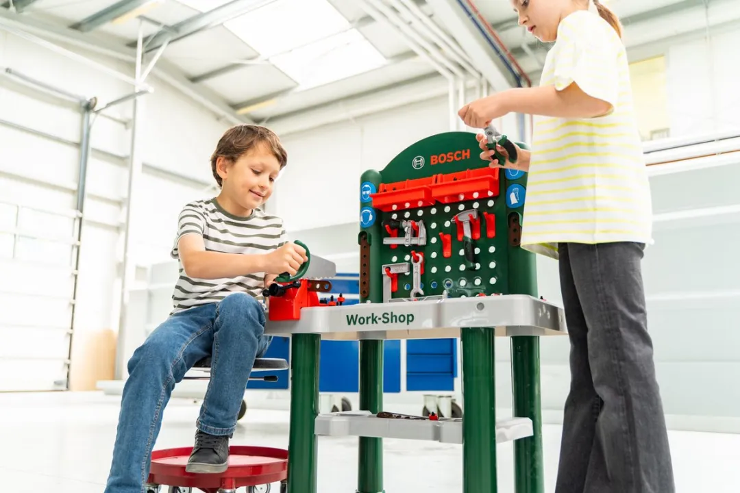 Klein Toys Bosch Werkplaats - 82 Onderdelen Multicolor