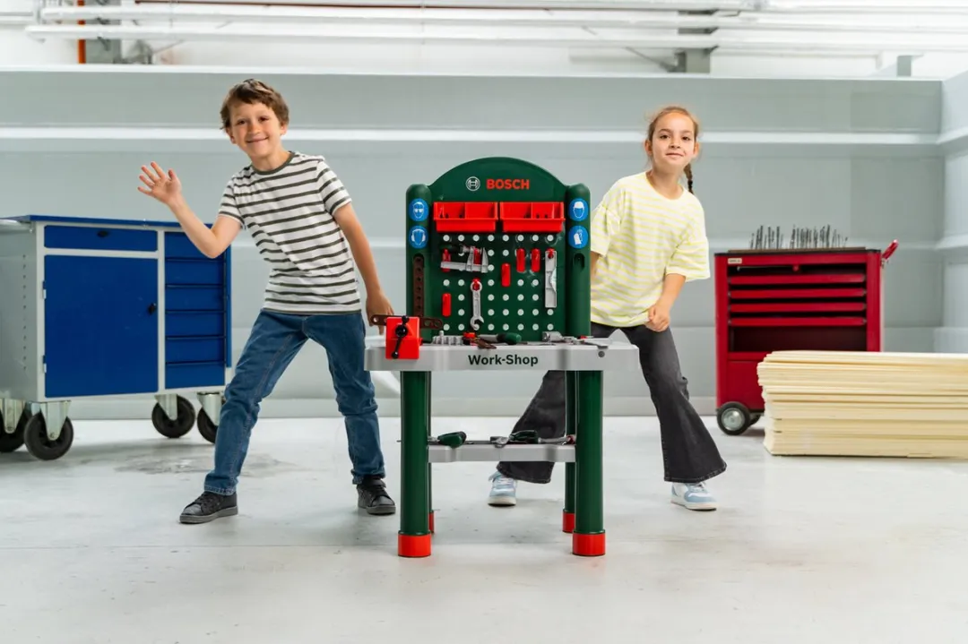 Klein Toys Bosch Werkplaats - 82 Onderdelen Multicolor