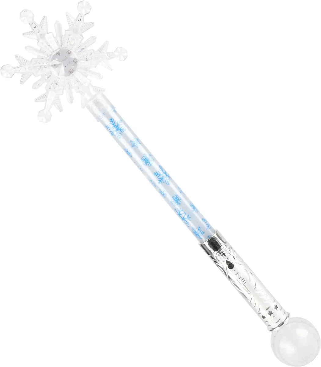 Toi-Toys Ice Princess Toverstaf Sneeuwvlok - Transparant