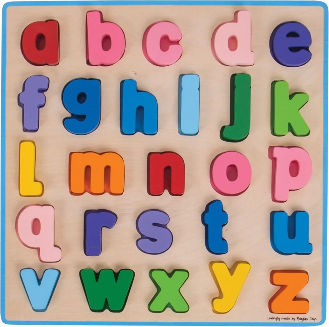 BIGJIGS Alfabetpuzzel BB106 - 1000 Stuks - Multicolor