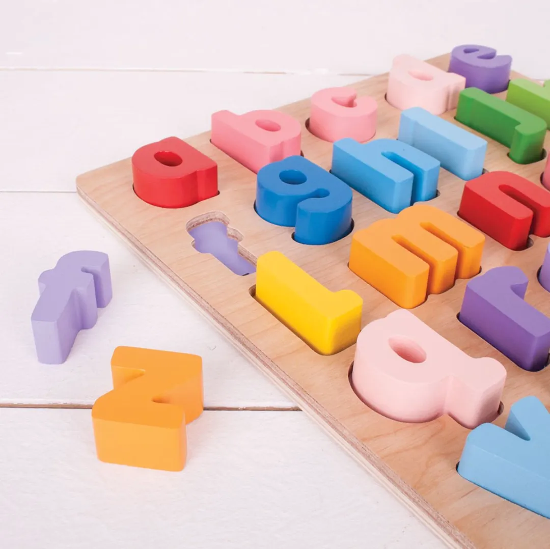 BIGJIGS Alfabetpuzzel BB106 - 1000 Stuks - Multicolor