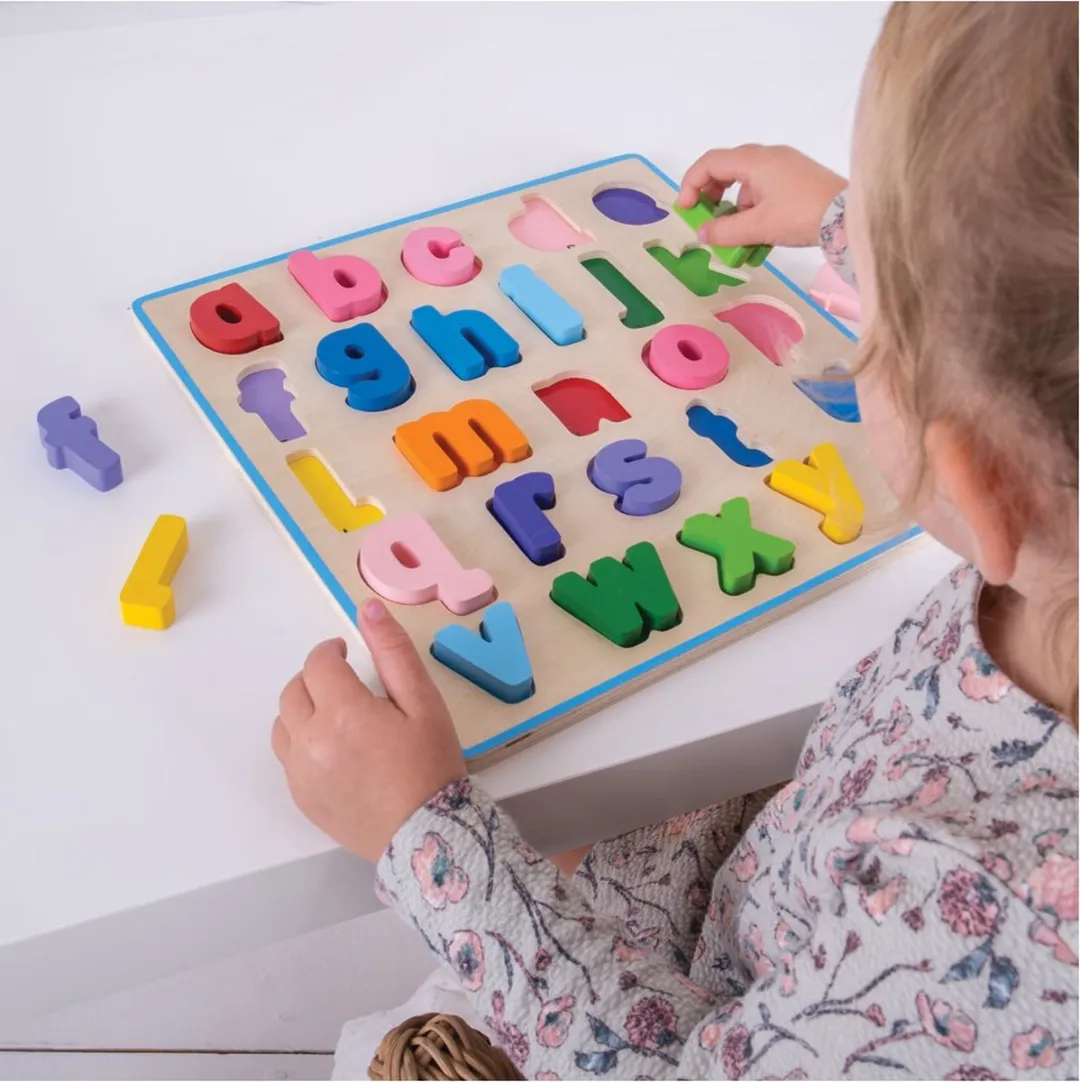 BIGJIGS Alfabetpuzzel BB106 - 1000 Stuks - Multicolor