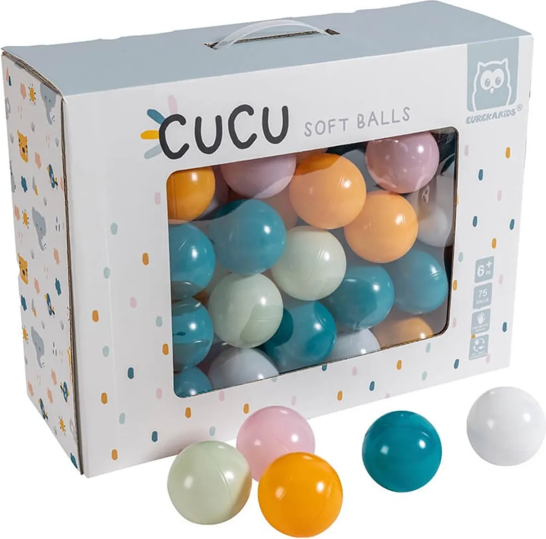 Eurekakids Baby Ballenset 75 Stuks