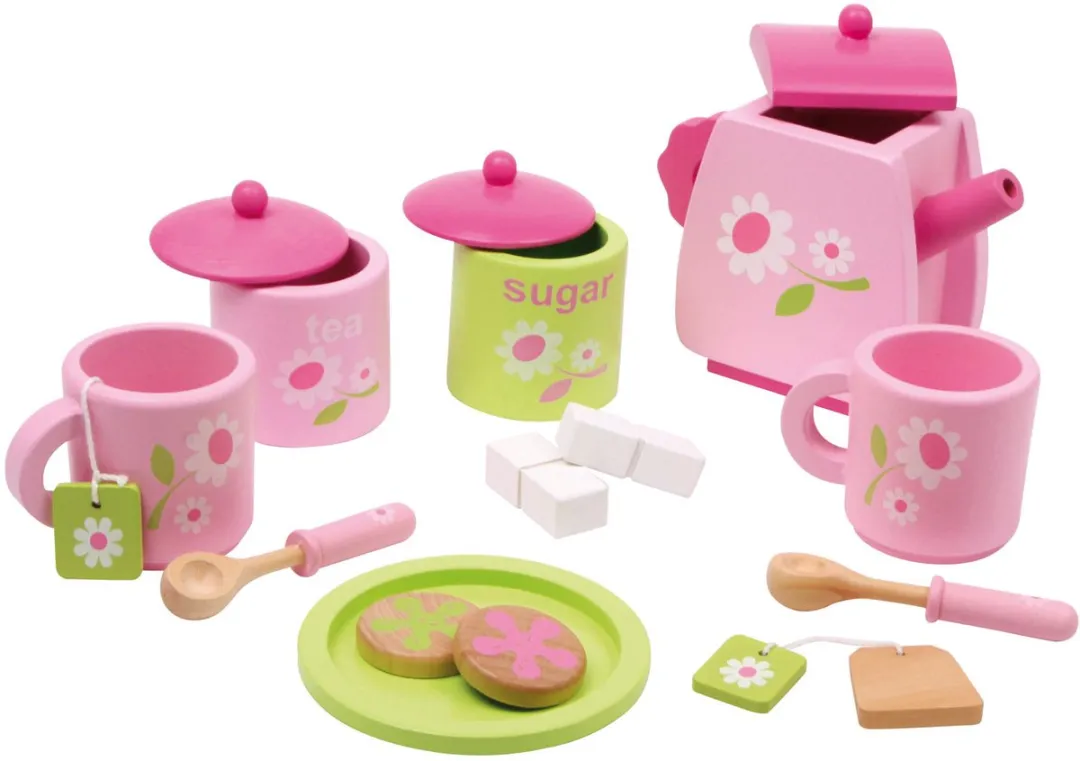 Small Foot Houten Theeservies 17-delig