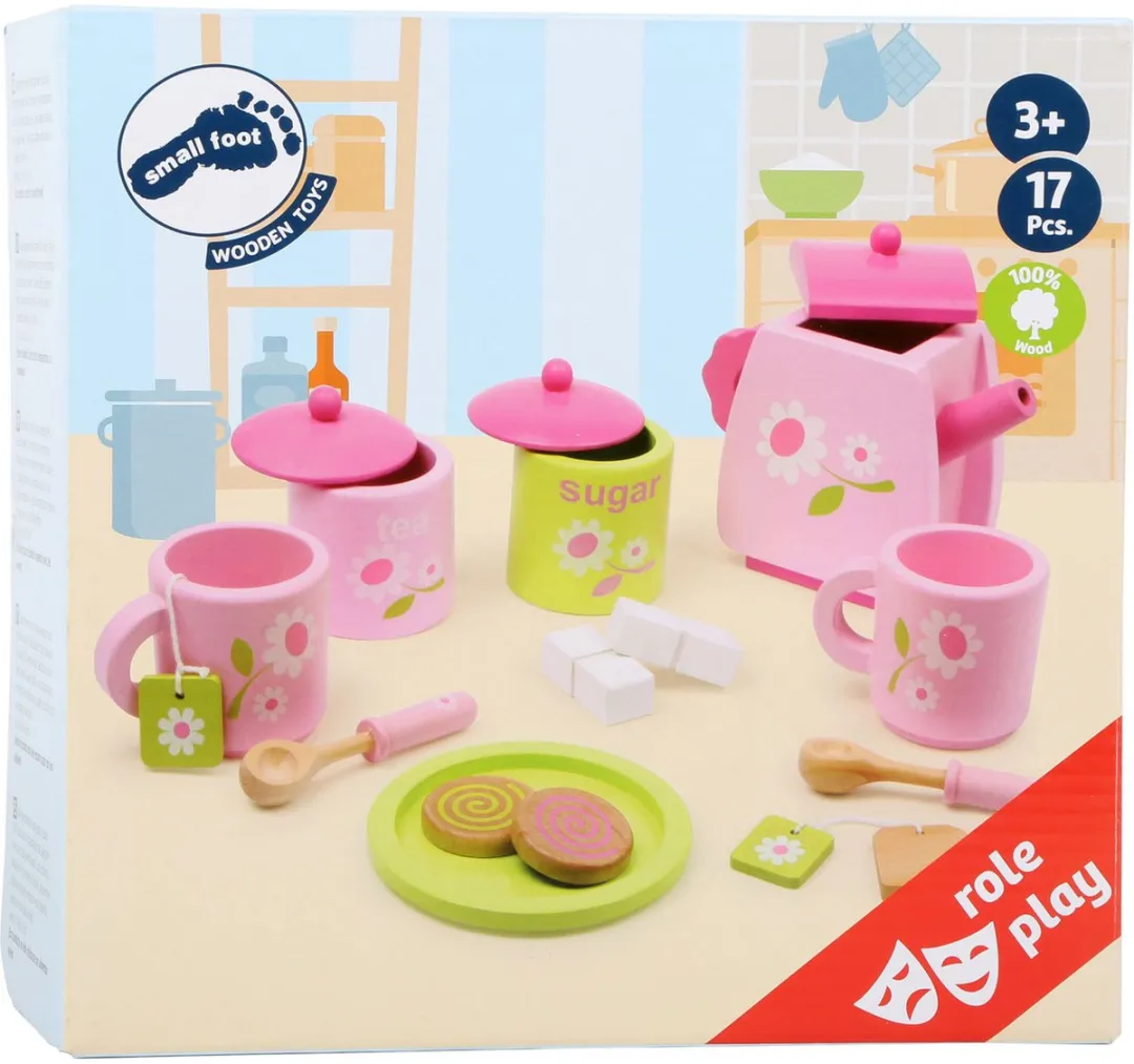 Small Foot Houten Theeservies 17-delig