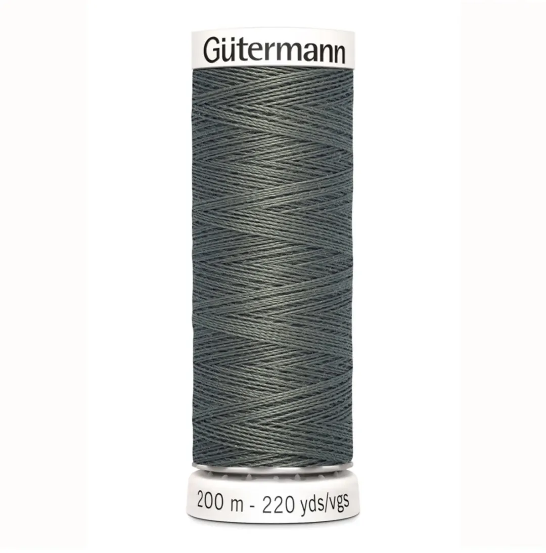 Gutermann Polyester Naaigaren 200m - Grijs