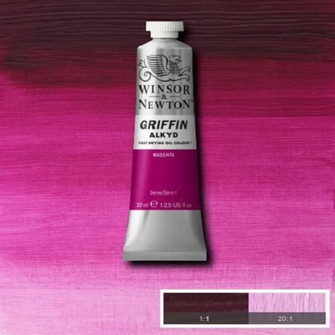 Winsor & Newton Griffin Alkyd Olieverf Magenta 380 37ml