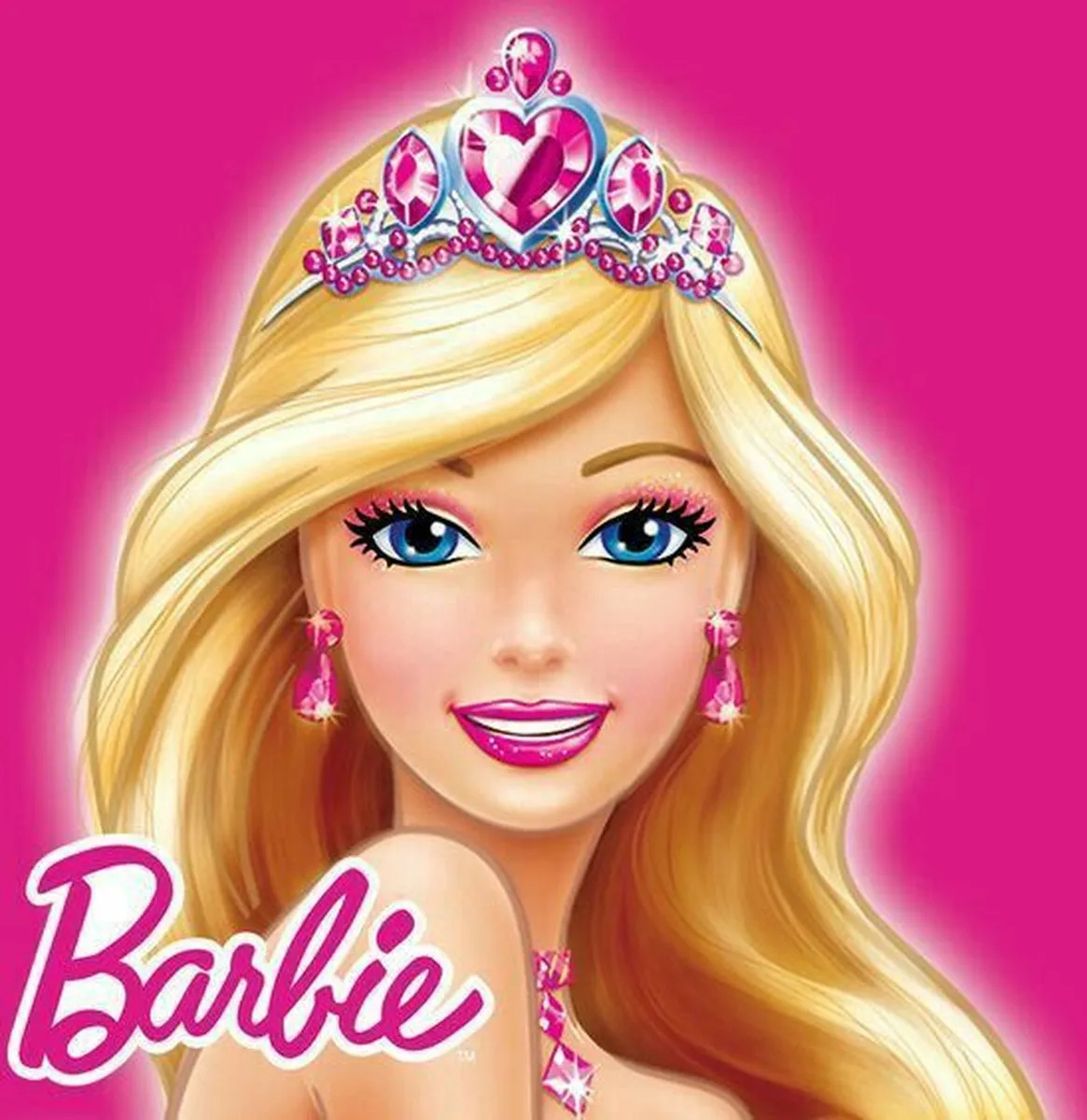 Barbie Strandlaken Roze Microvezel 80x160cm