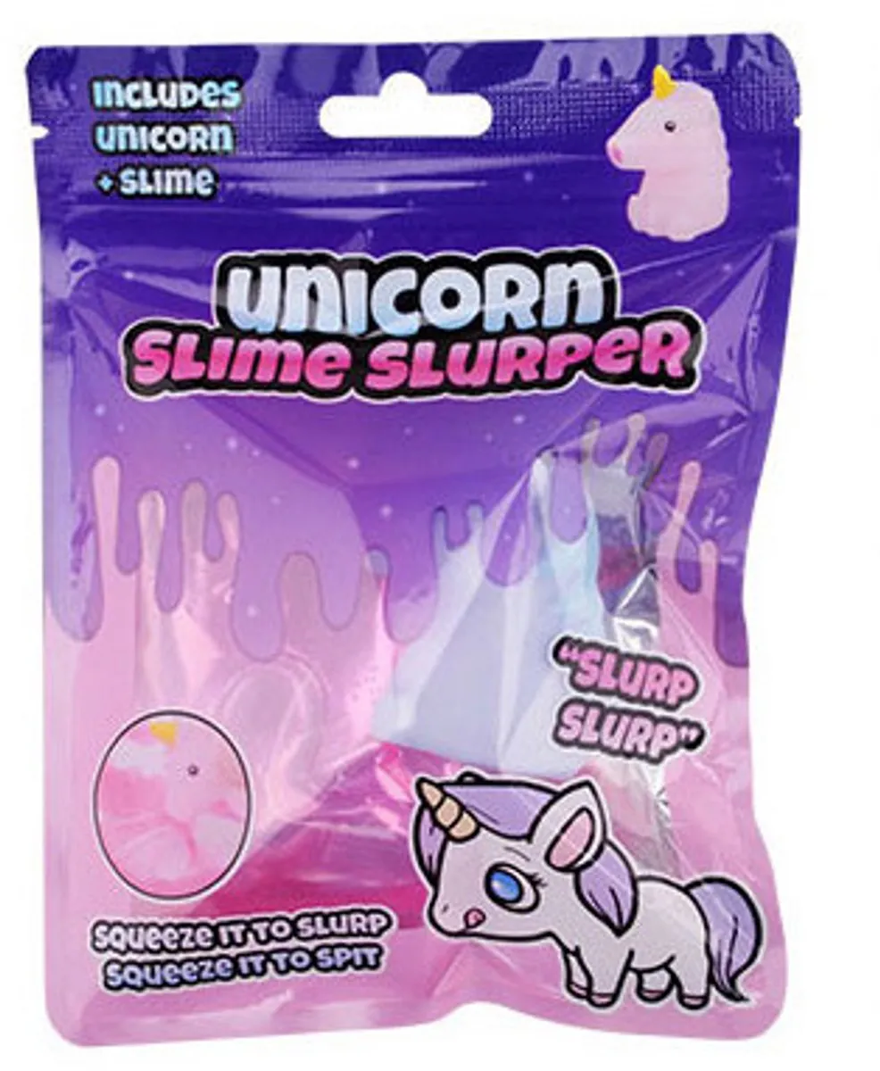 Johntoy Eenhoorn Slime Slurpers - Verschillende kleuren