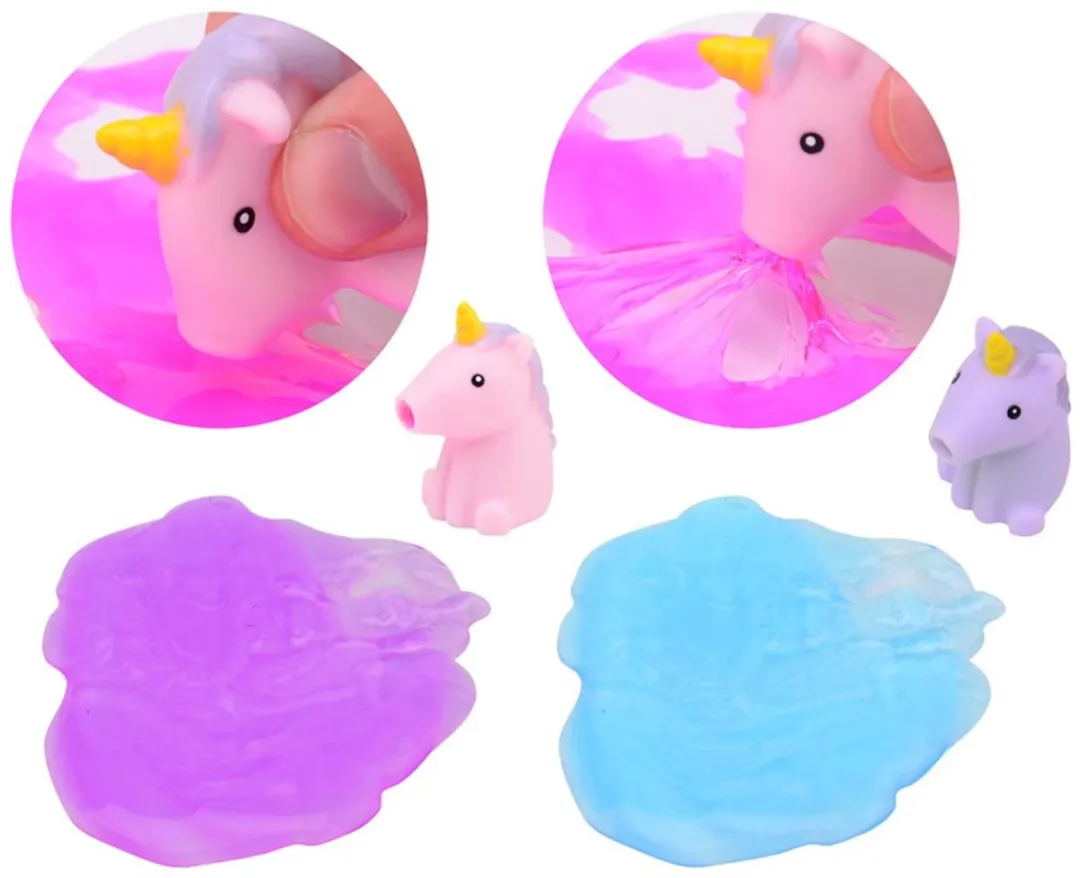 Johntoy Eenhoorn Slime Slurpers - Verschillende kleuren