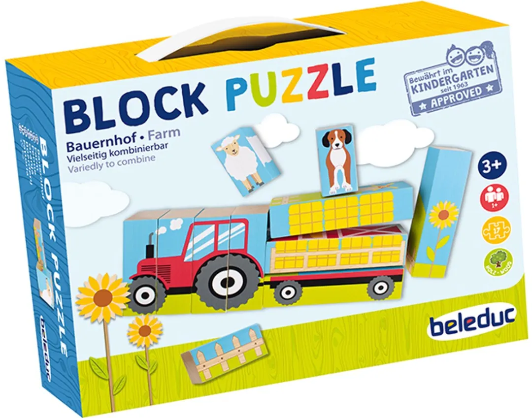 Beleduc Boerderij Blokpuzzel 1000 Stuks