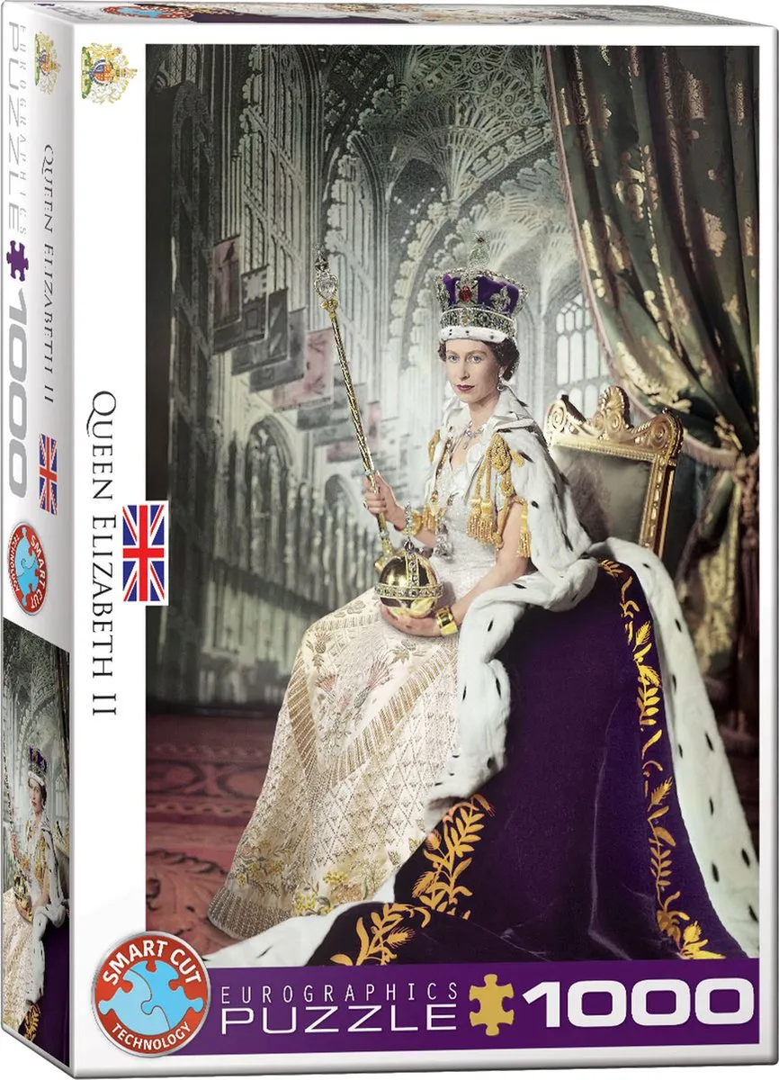 Eurographics Queen Elizabeth II Legpuzzel 1000 Stuks