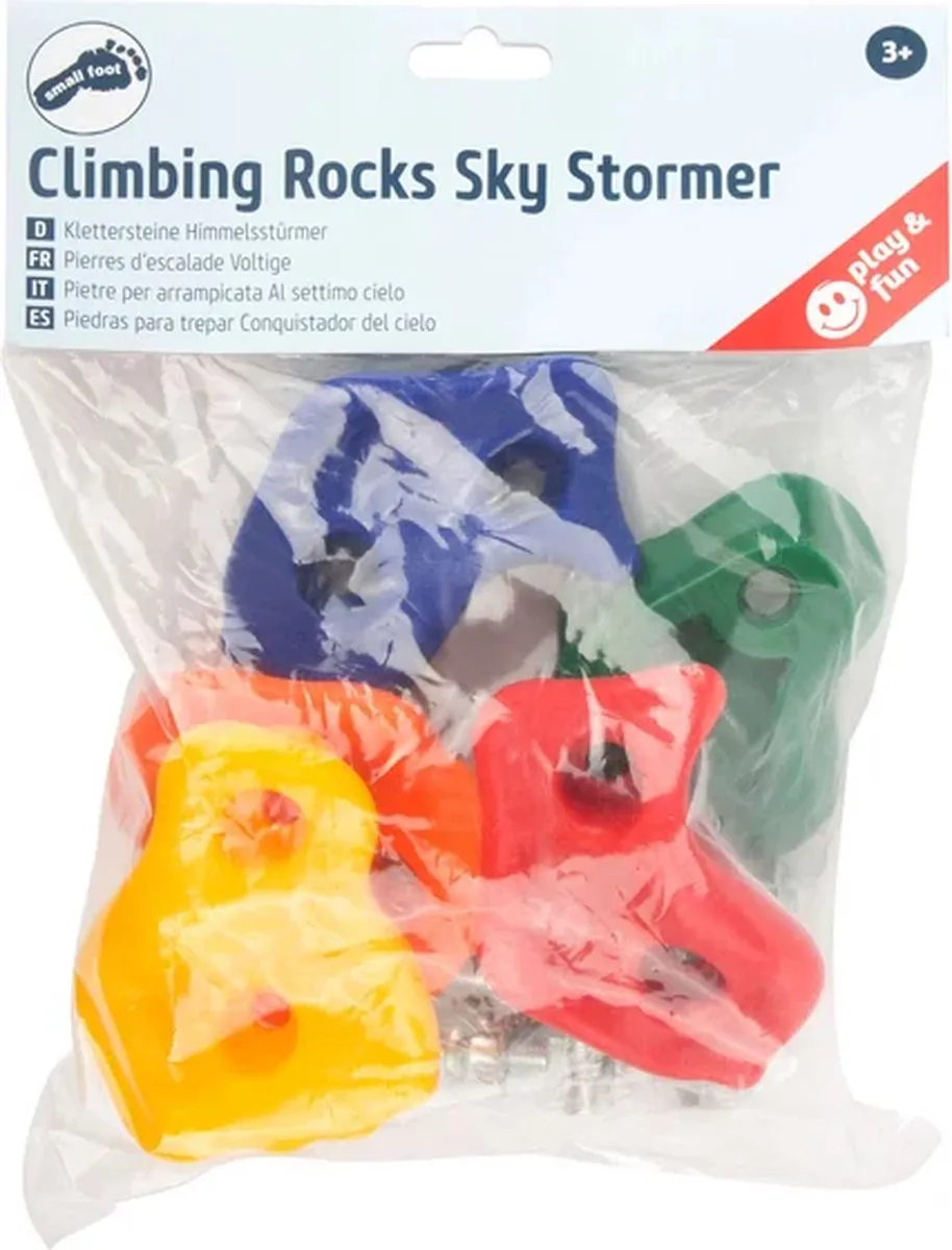 Small Foot Klimstenen - 5 Stuks Geel