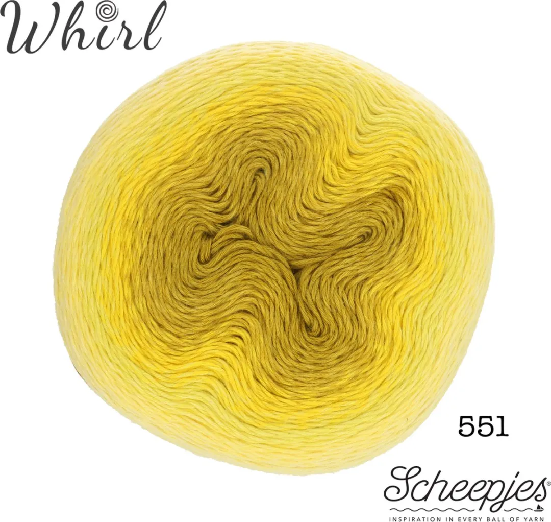 Scheepjes Whirl 1000m Daffodil Dolally - 551 - 1 Stuk